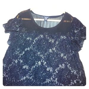 Torrid Over shirt- see through